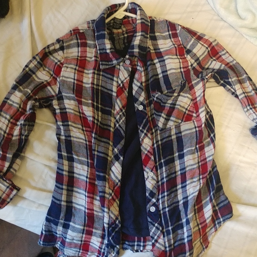 Red and Blue flannel